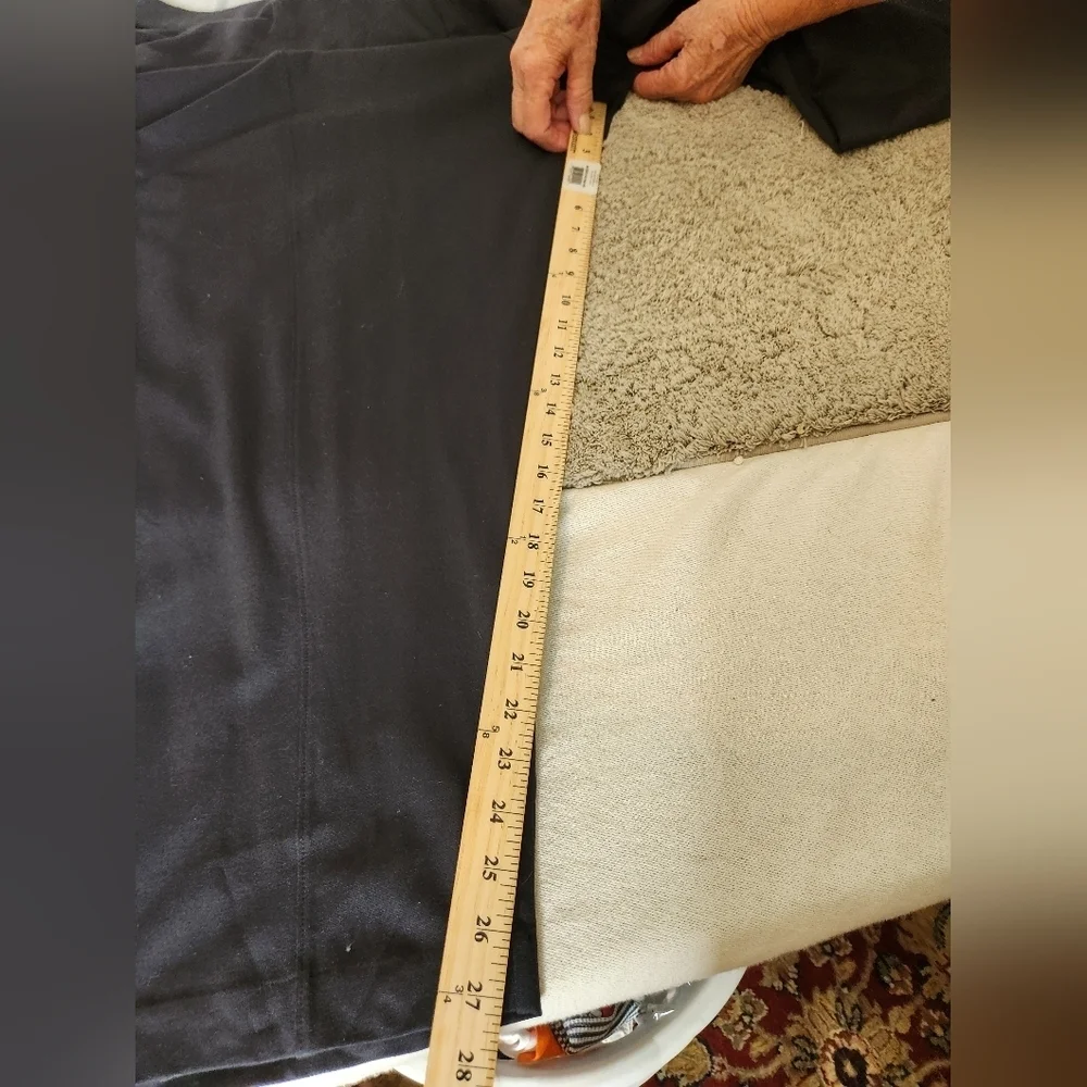 Men's Amazon Essentials 6XL Black Pant